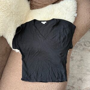 Helmut Lang Wool Black Tee